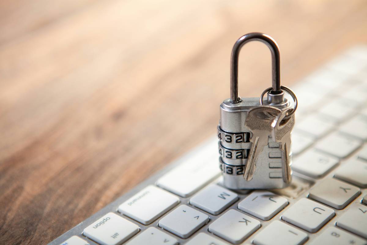 cybersecurity cloud storage benefit of my illustrated with locked cloud icons and shield graphics
